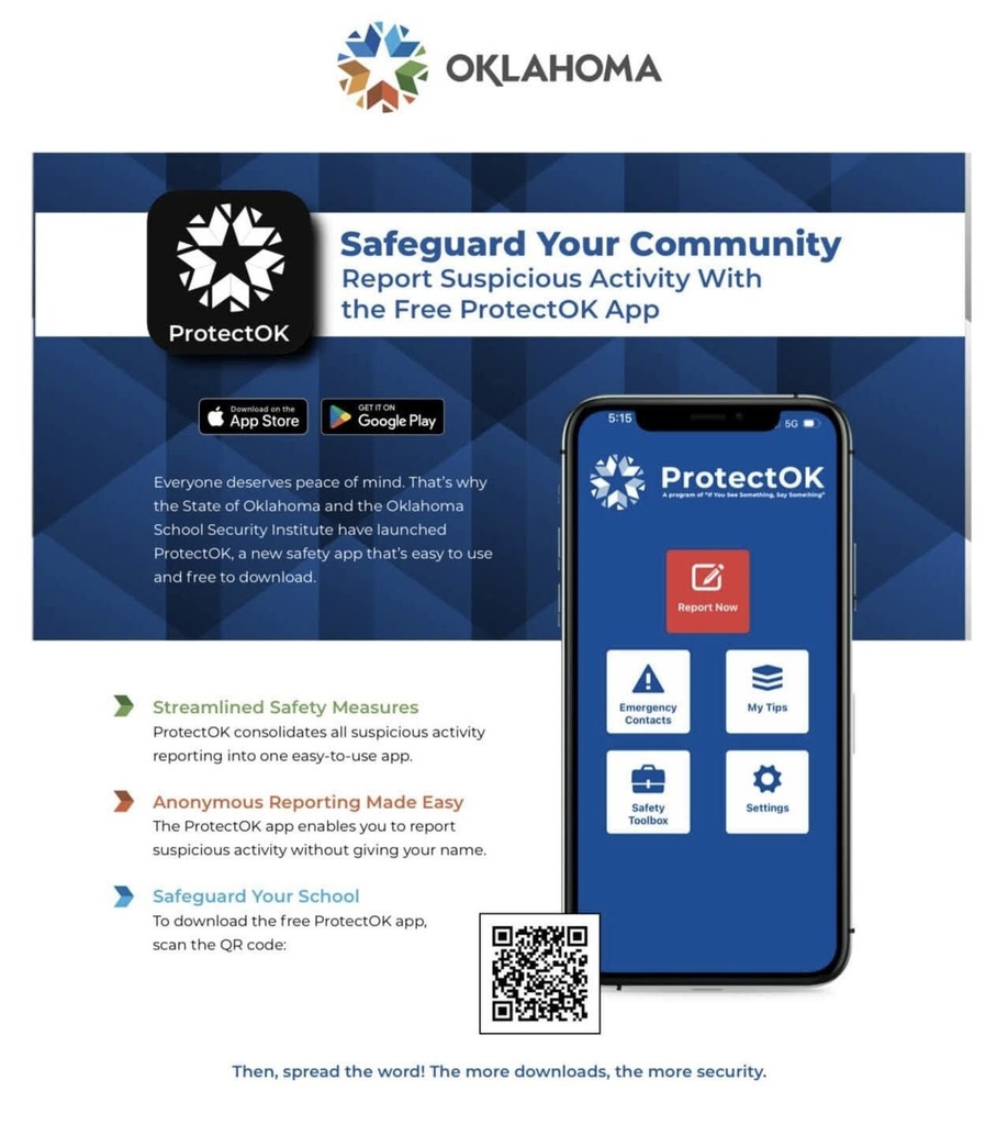 ProtectOK app to report suspicious behavior