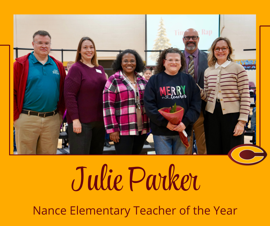 Julie Parker, Nance Teacher of the Year
