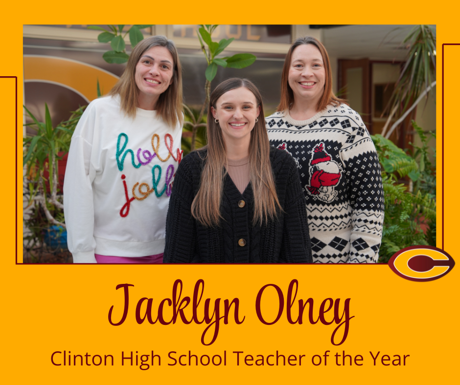 Jacklyn Olney, CHS Teacher of the Year