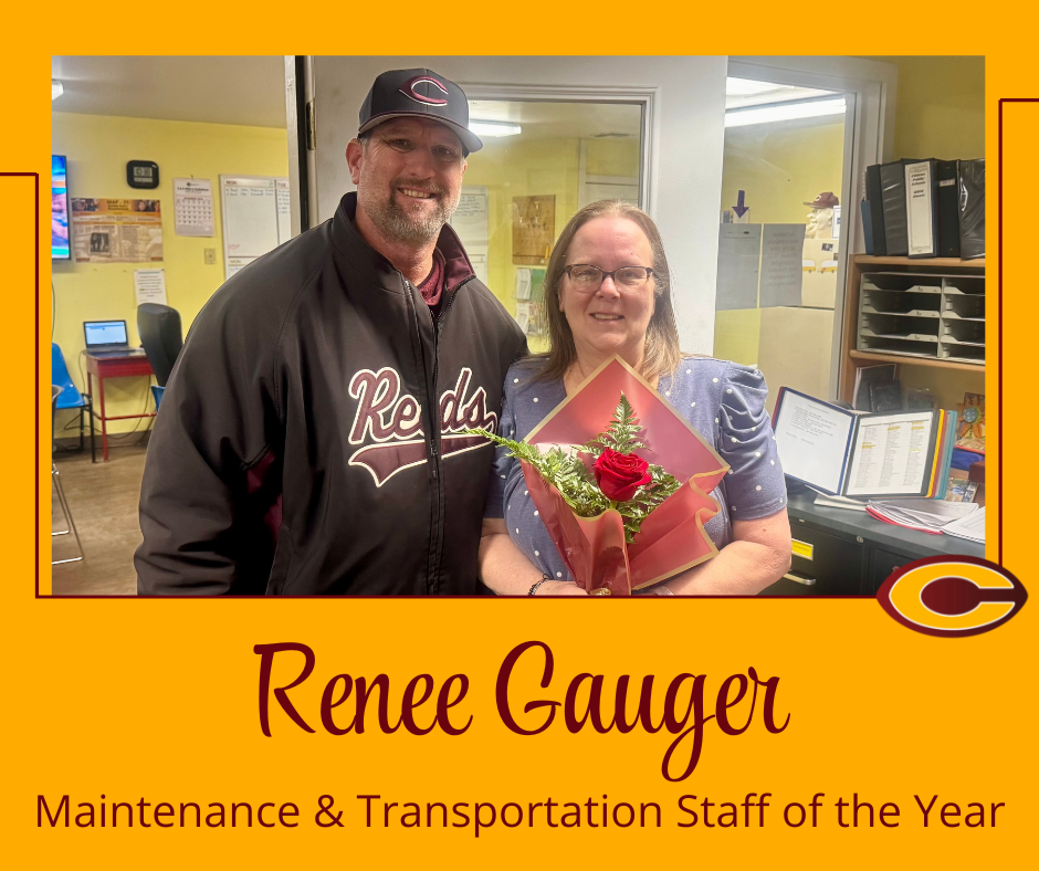 Renee Gauger, Maintenance & Transportation Staff of the Year