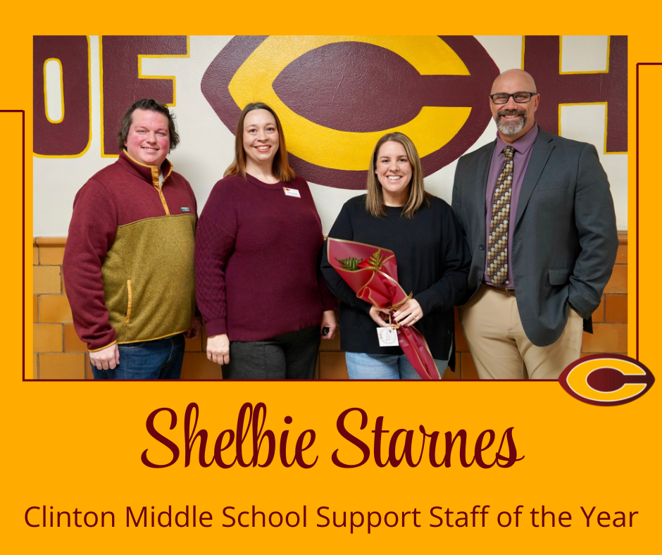 Shelbie Starnes, CMS Support Staff of the Year