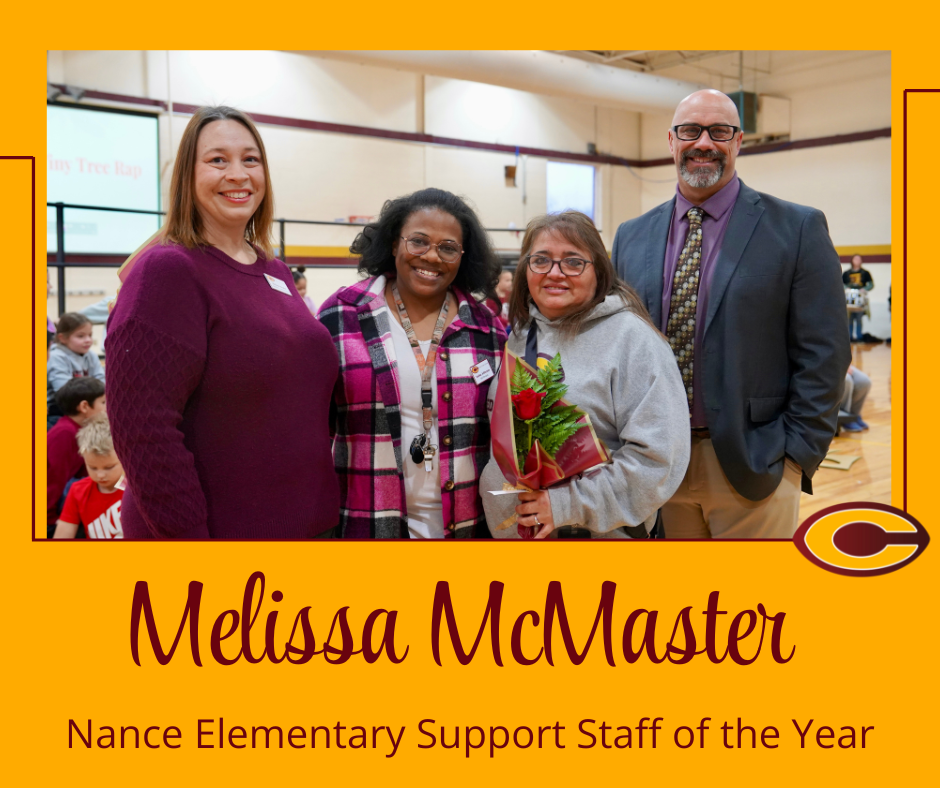 Melissa McMaster, Nance Support Staff of the Year