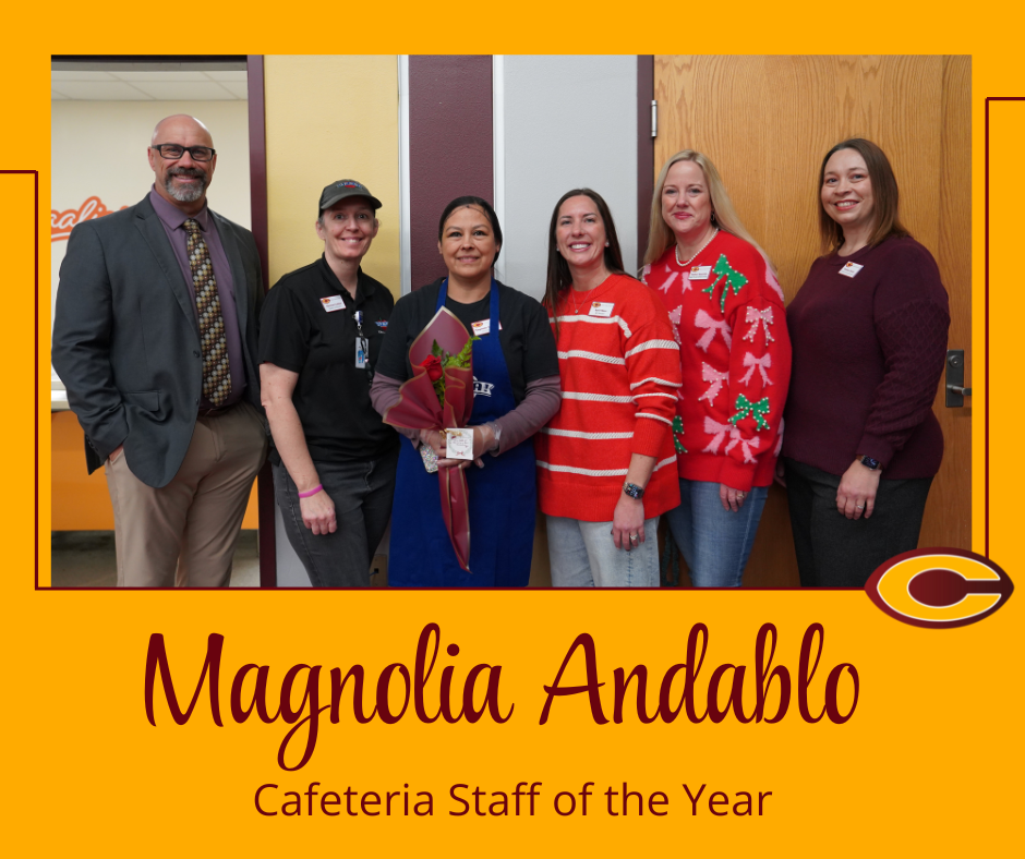 Magnolia Andablo, Cafeteria Staff of the Year