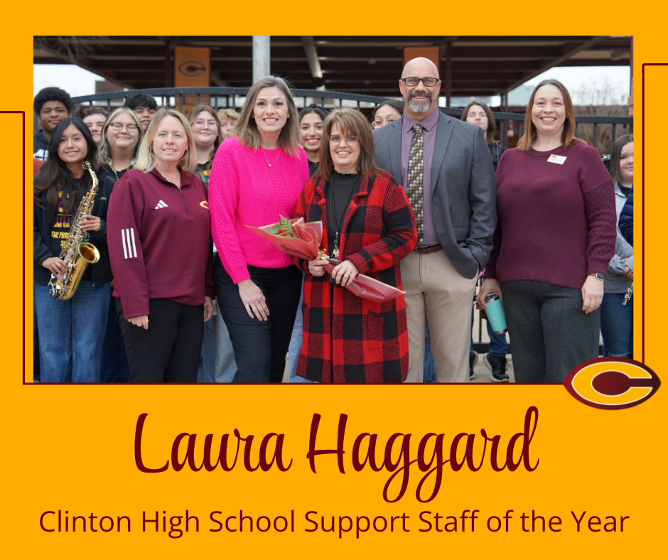 Laura Haggard, CHS Support Staff of the Year