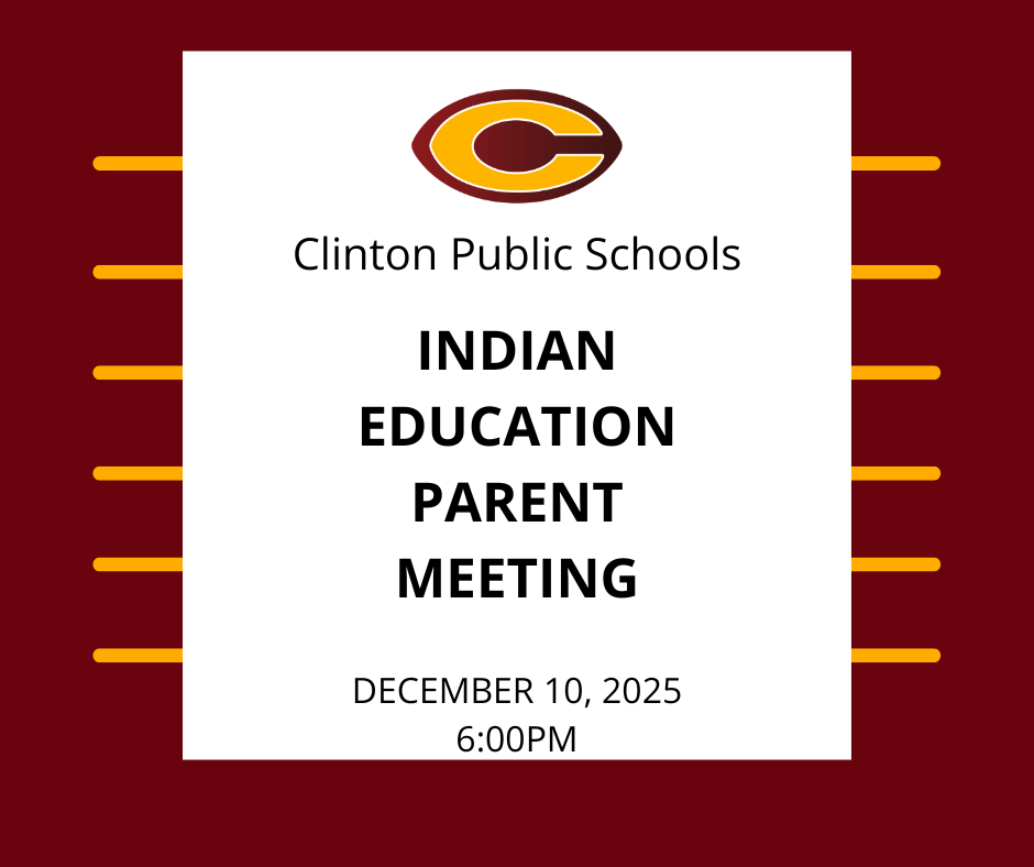 Indian Education Parent Meeting, December 10 at 6:00pm
