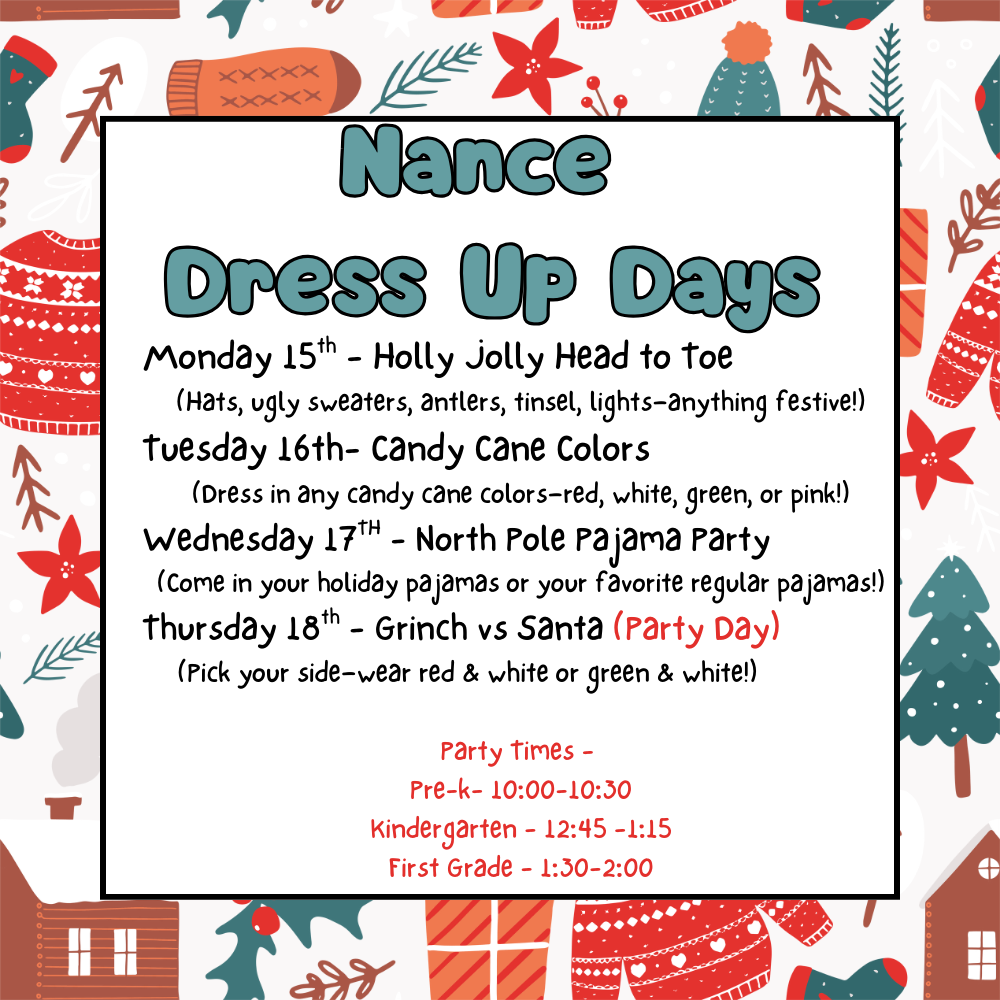 Nance dress-up days