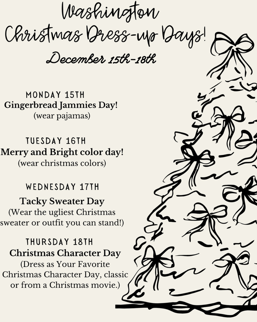 Washington Dress-up days