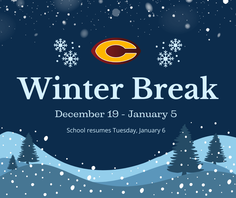 CPS Winter Break December 19-January 5