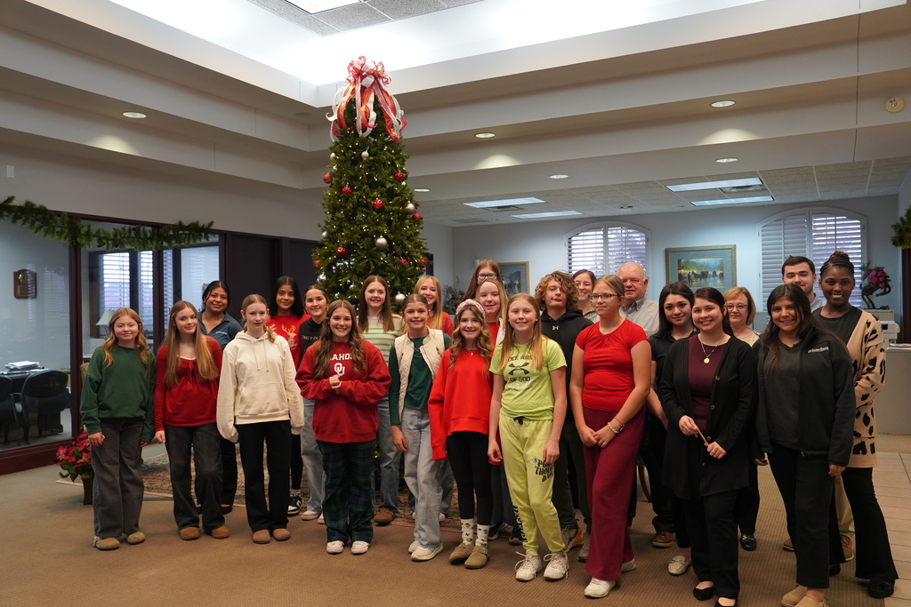 CMS Stu-Co caroling at Interbank