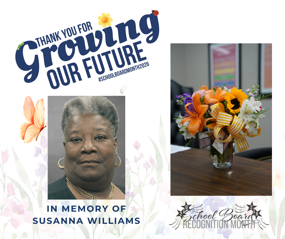 Susanna Williams and flowers