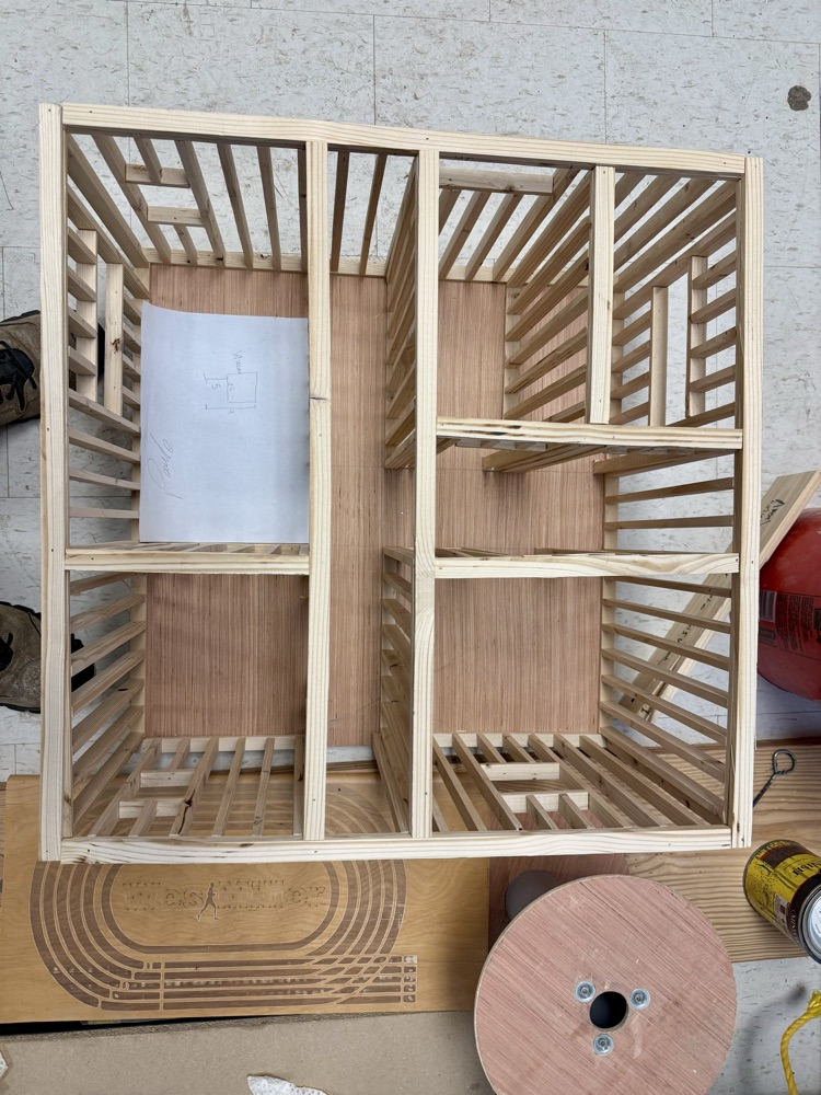 3D house model top view