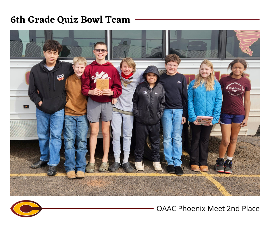 6th grade quiz bowl team