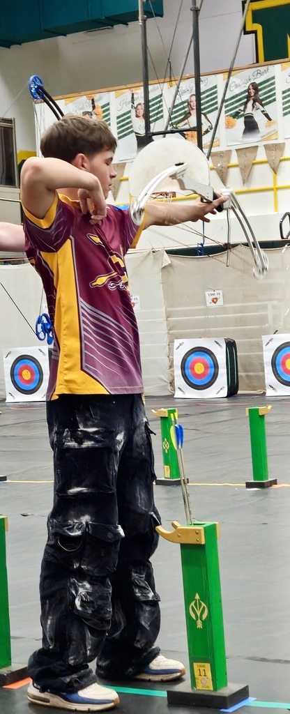 Julian Hayes taking aim at the target