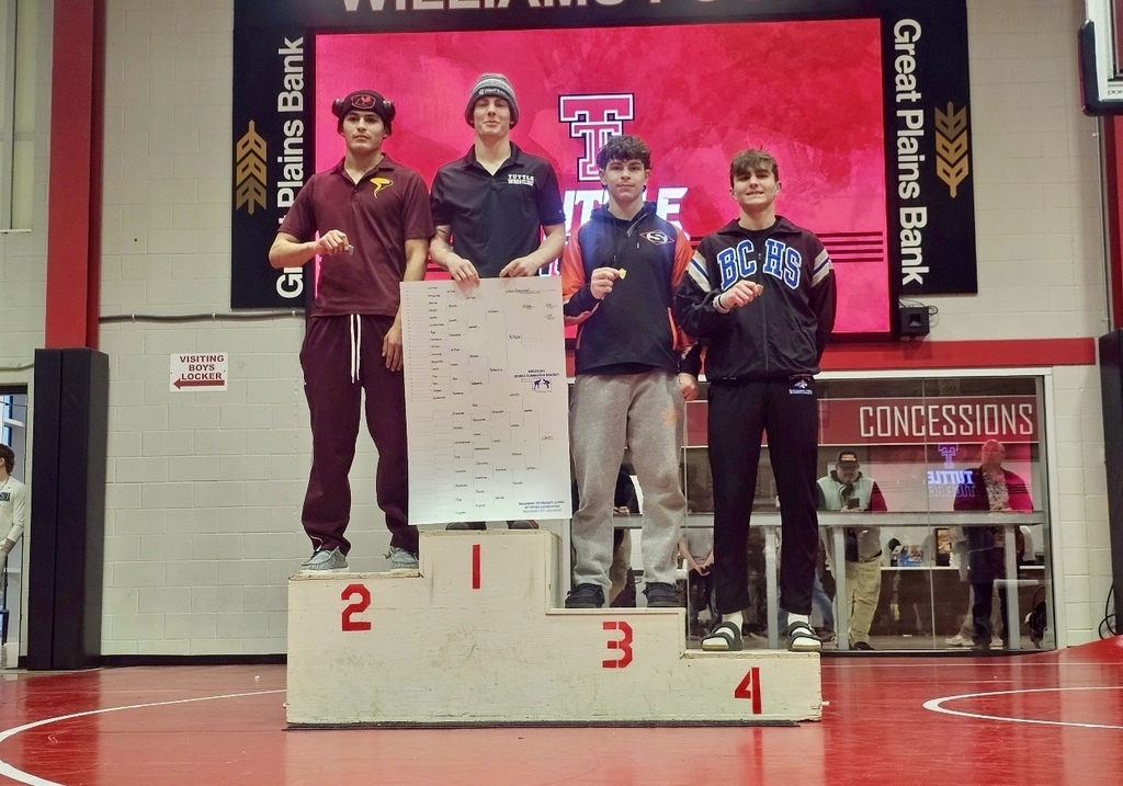 2nd place regional wrestler
