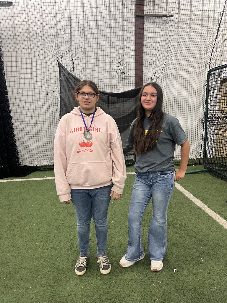 Students wearing medals from bocce ball