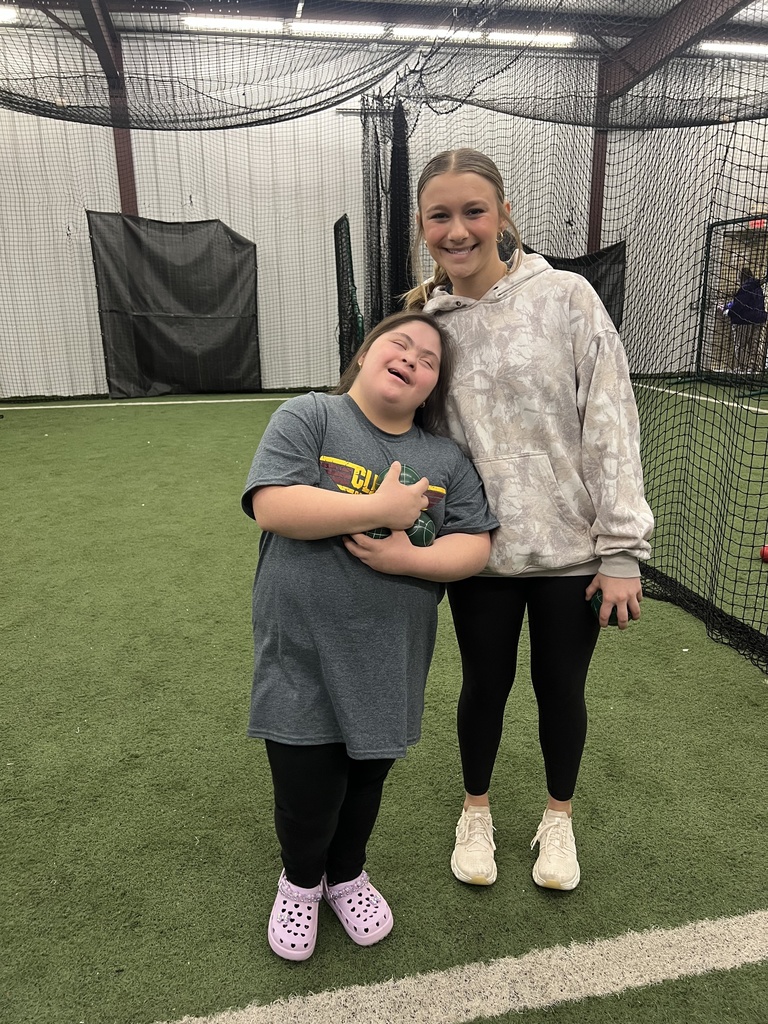 Students smiling after bocce ball