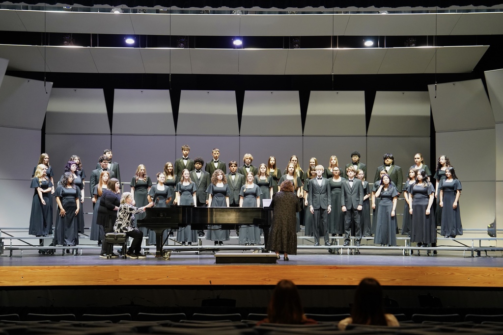 CHS Vocal Music on stage at State Contest
