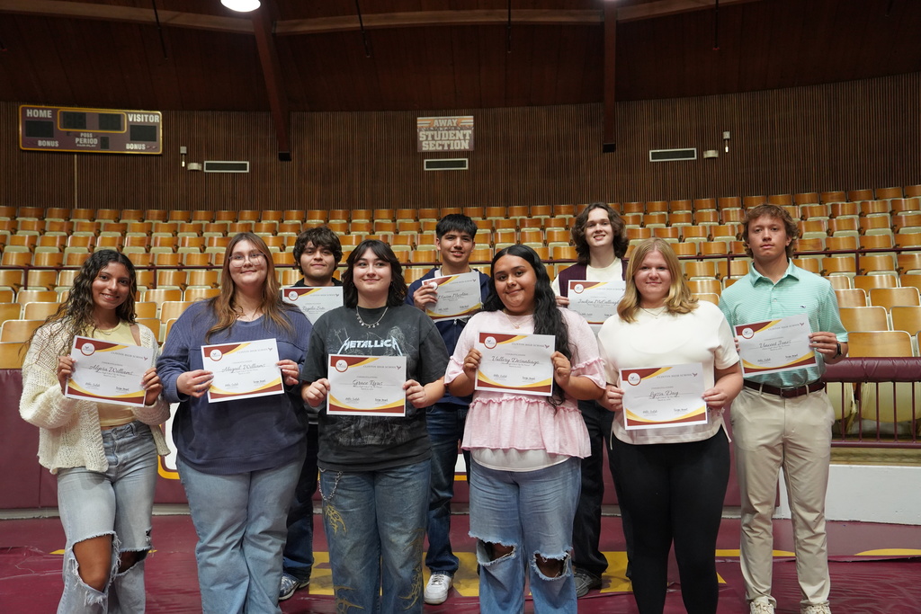 Senior Class Top 10% Students