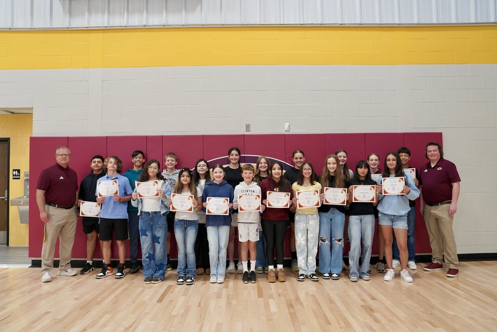 7th grade Honor Roll students