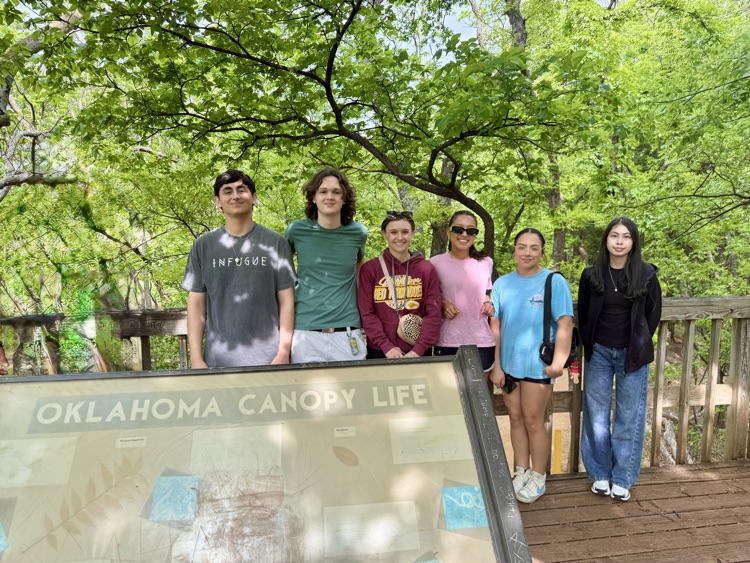 Current Events students at Martin Nature Park
