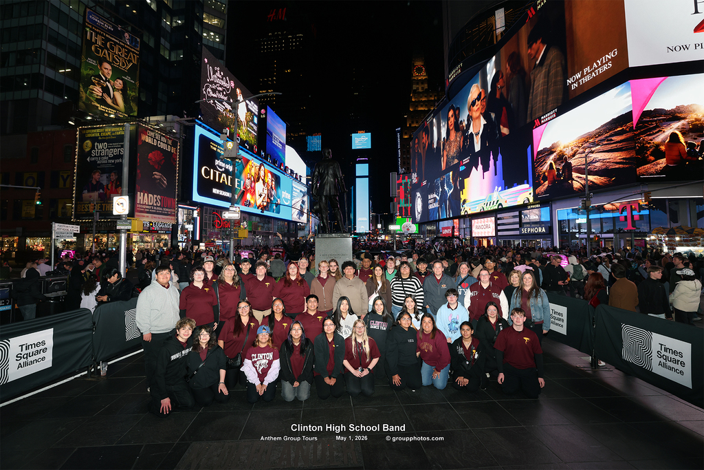The Pride of Clinton in Times Square