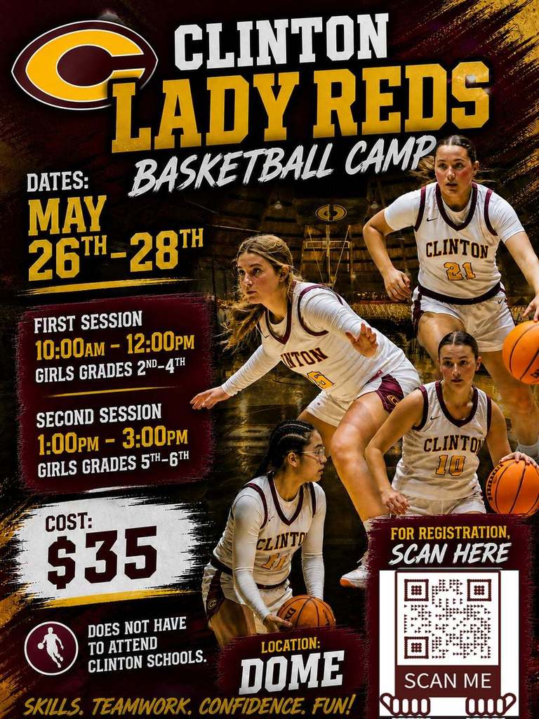 Lady Reds Basketball Players