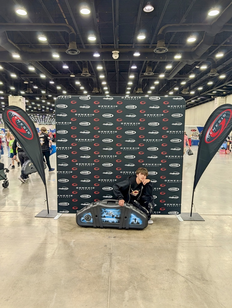 CHS National Qualifier Archer posing at competition