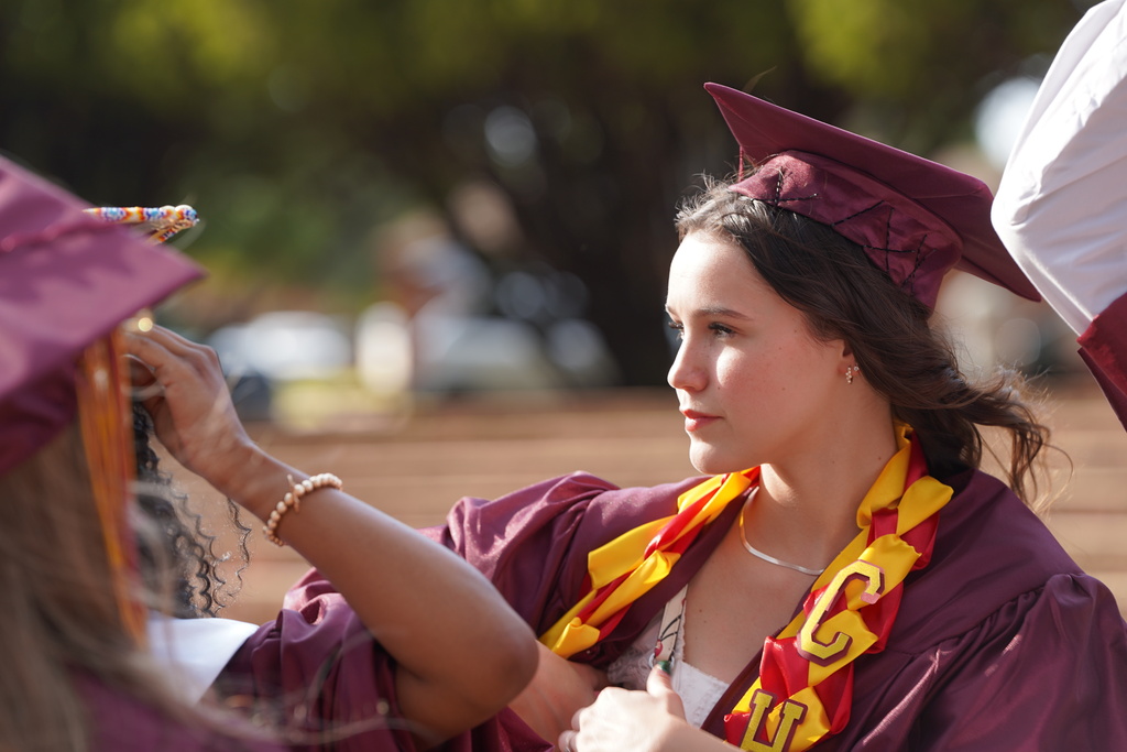 Side profile of CHS graduate