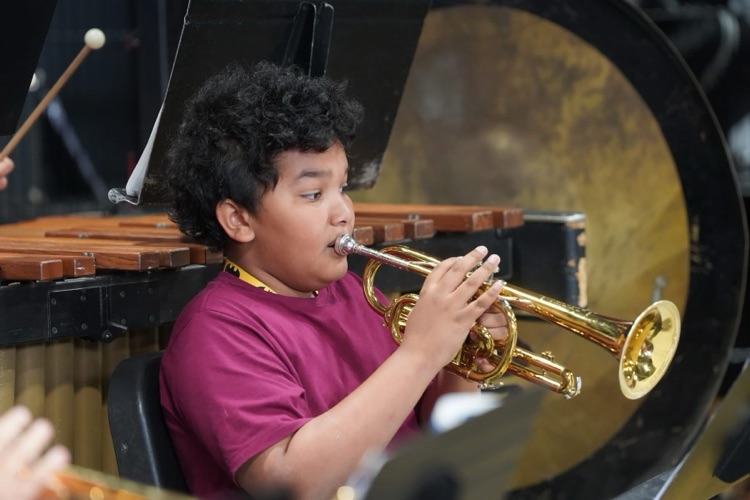 6th grade trumpet player