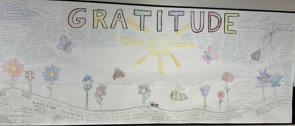 Gratitude wall 