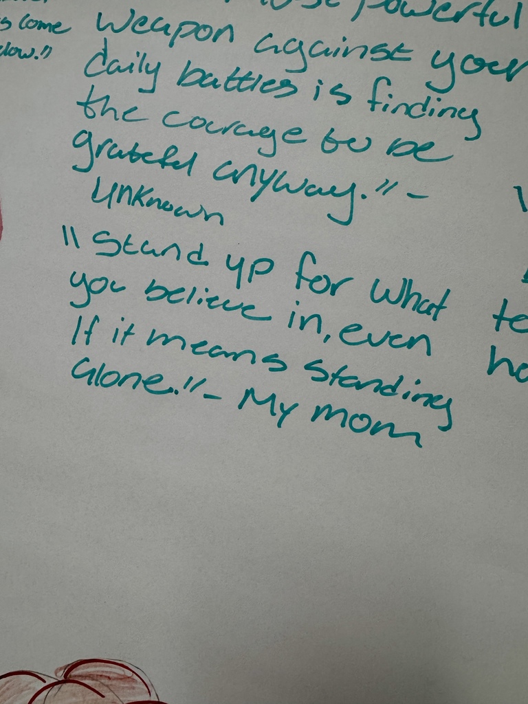 Gratitude quotes from students