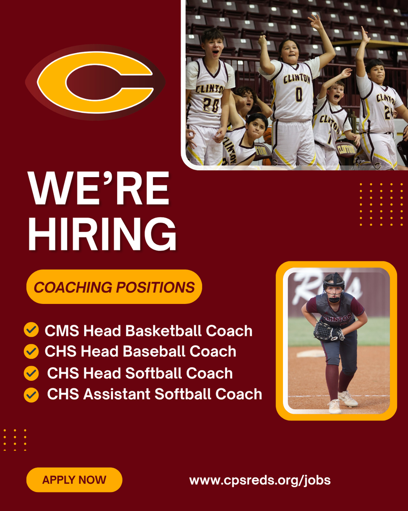 We're hiring with softball and basketball players