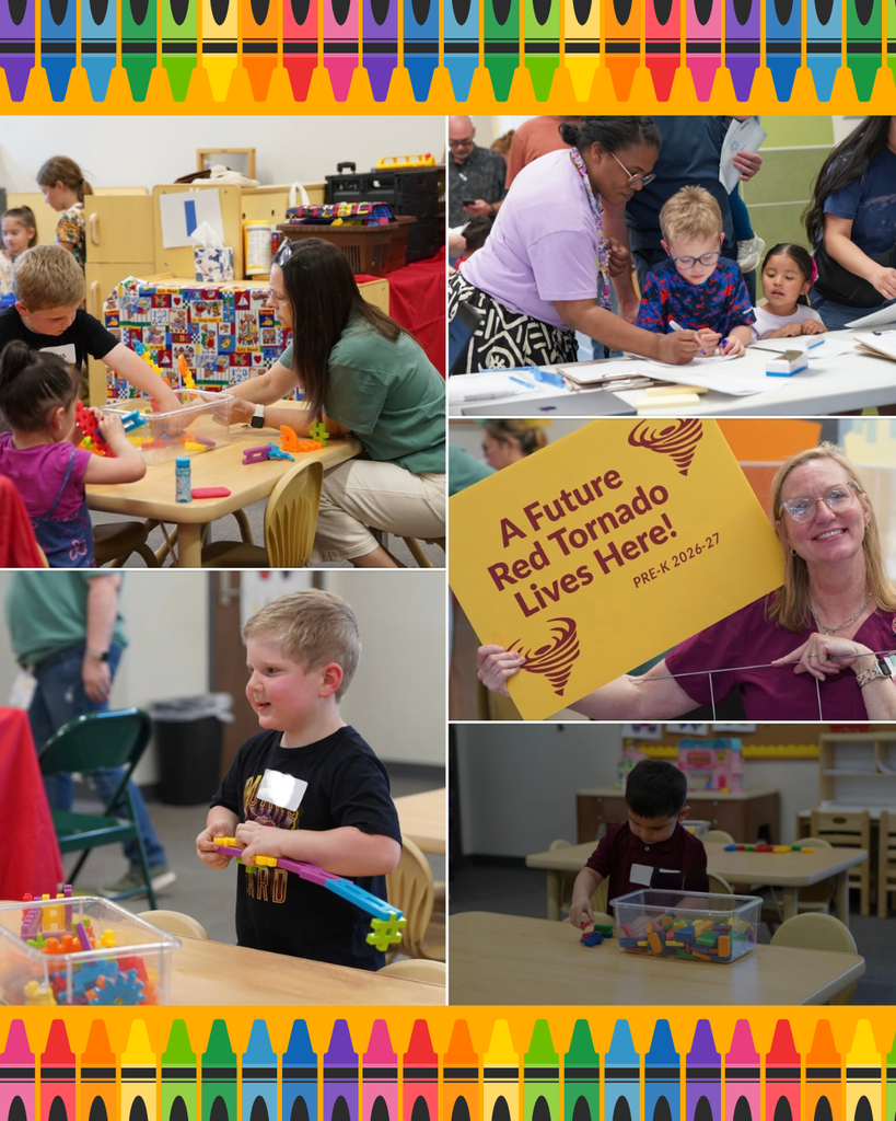 New Pre-K students visiting classrooms