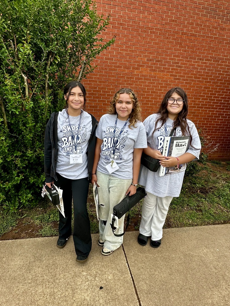 CMS Band Students holding music