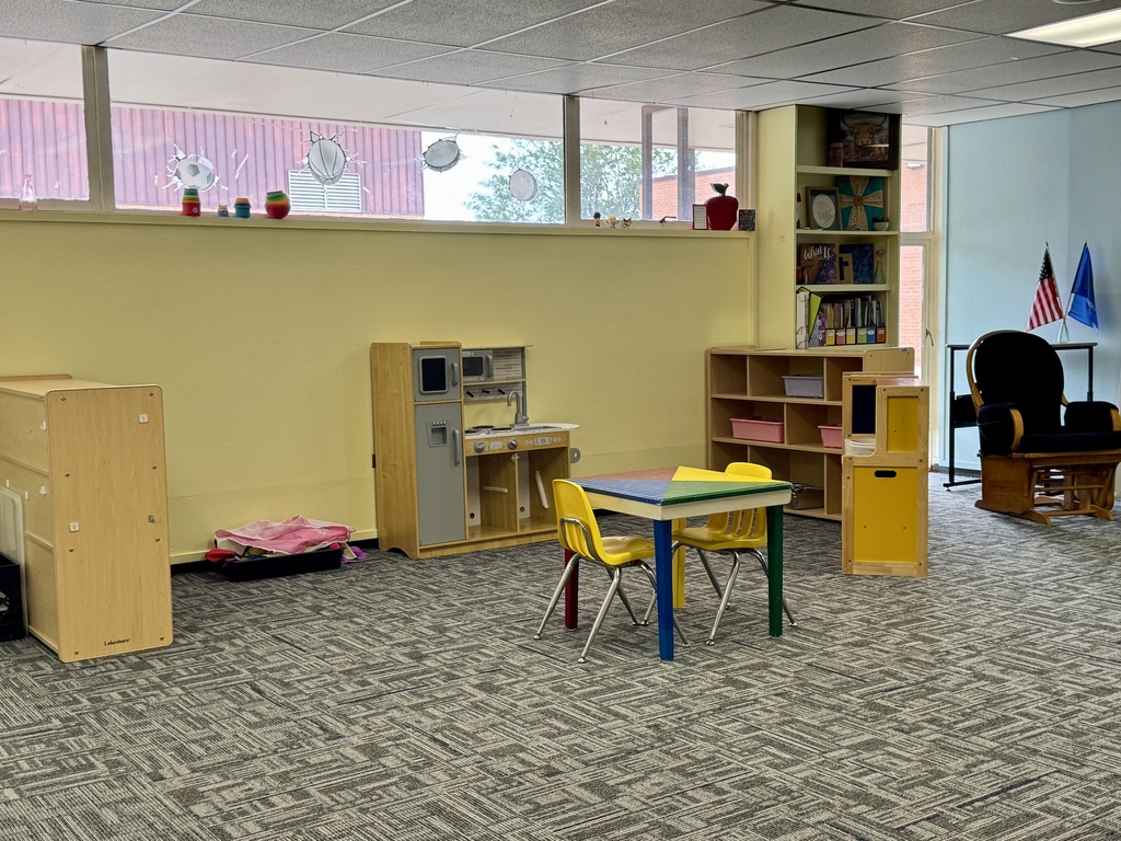 Kitchen play area in daycare room