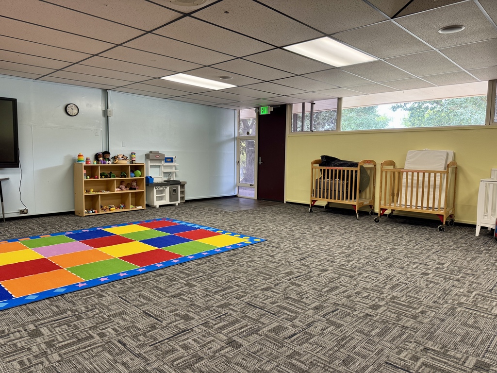 Wideview of new baby daycare room
