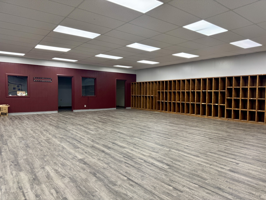 Resource room at the old Clinton Middle School