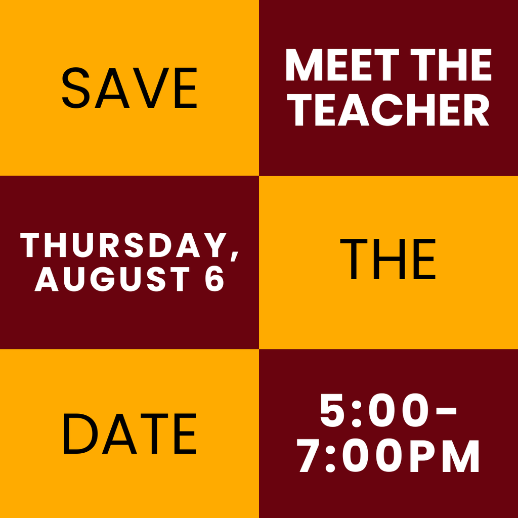 Save the Date: Meet the Teacher