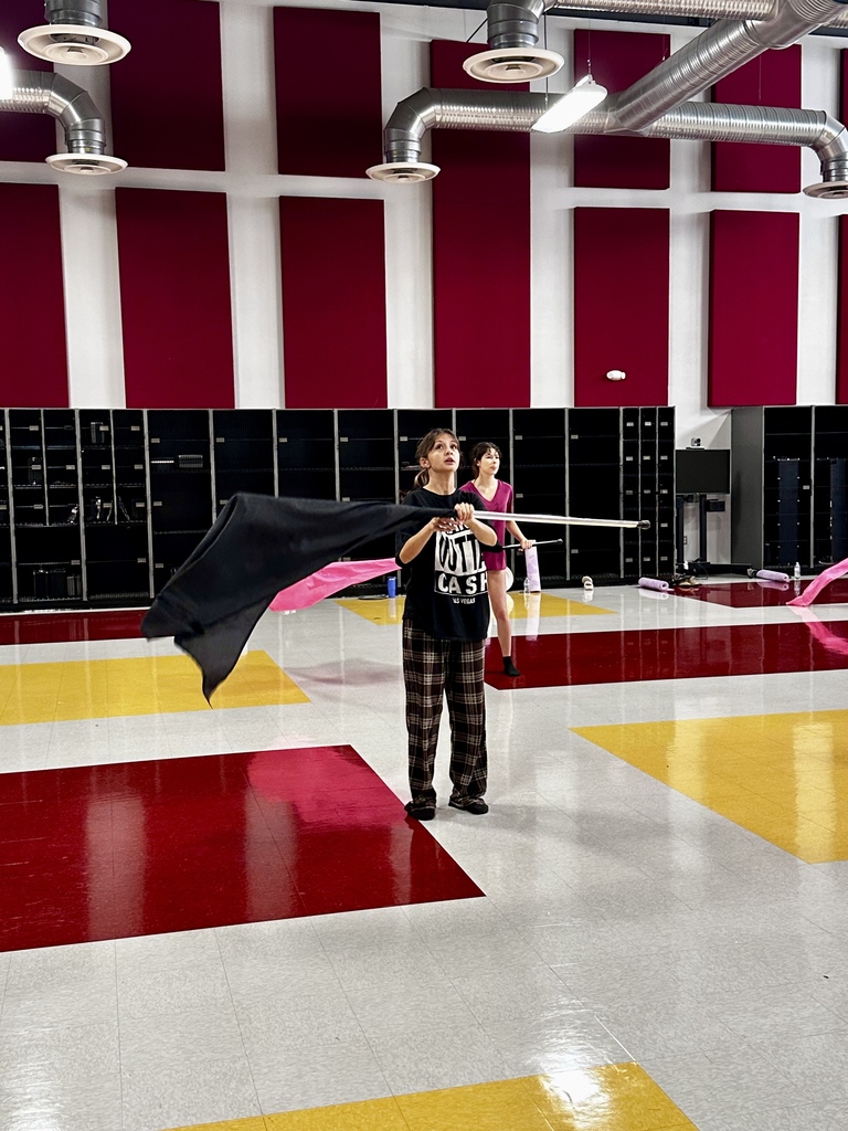 Color Guard holding a flag