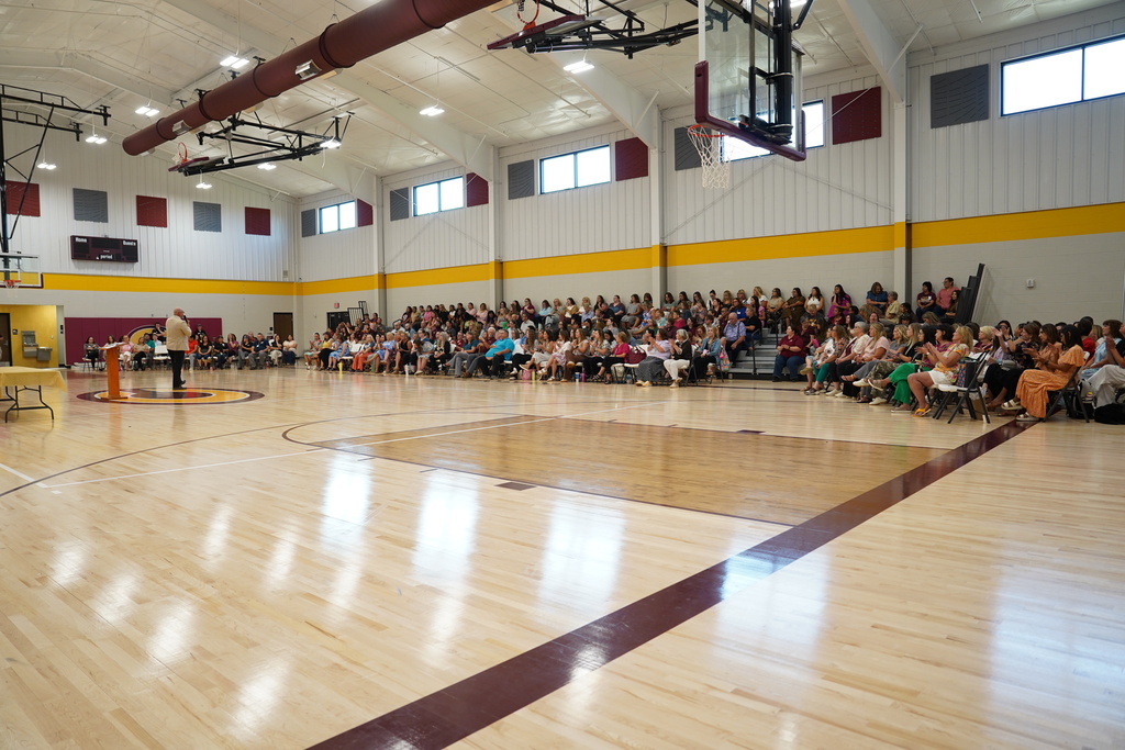 CPS All-Staff in the new CMS gym