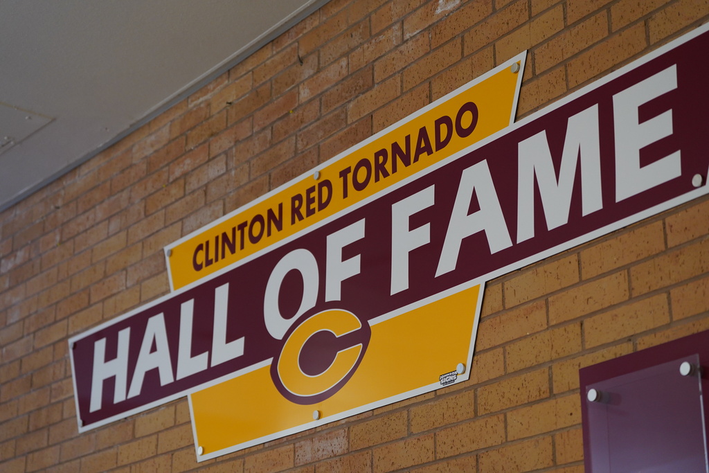 Hall of Fame sign hanging in the Dome