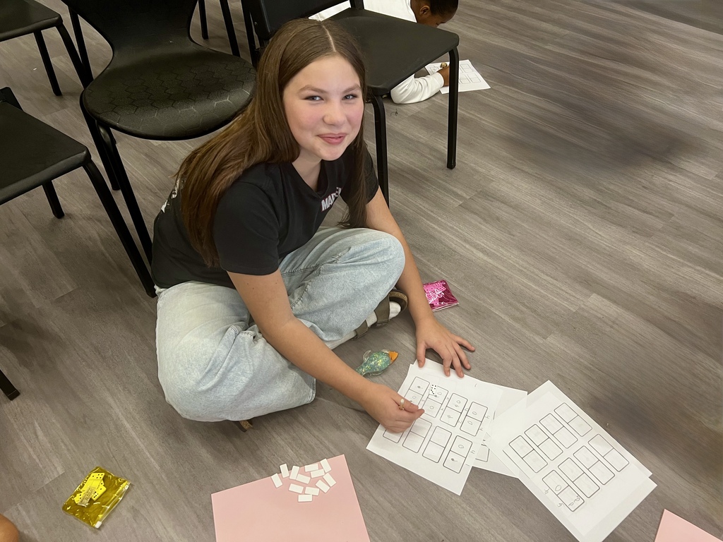 Student writing patterns in music class
