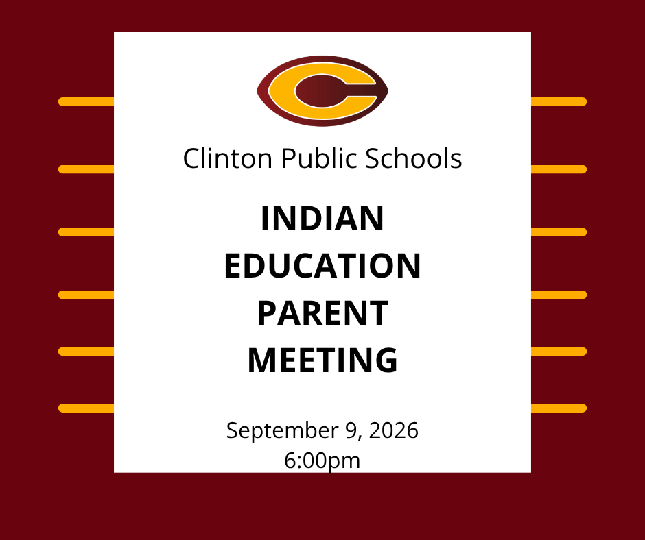 Indian Education Parent Meeting September 9 at 6:00pm