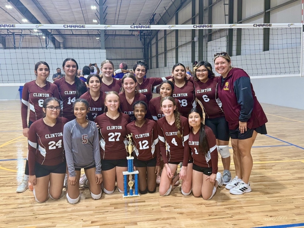 Lady Reds 8th grade volleyball Silver Champions