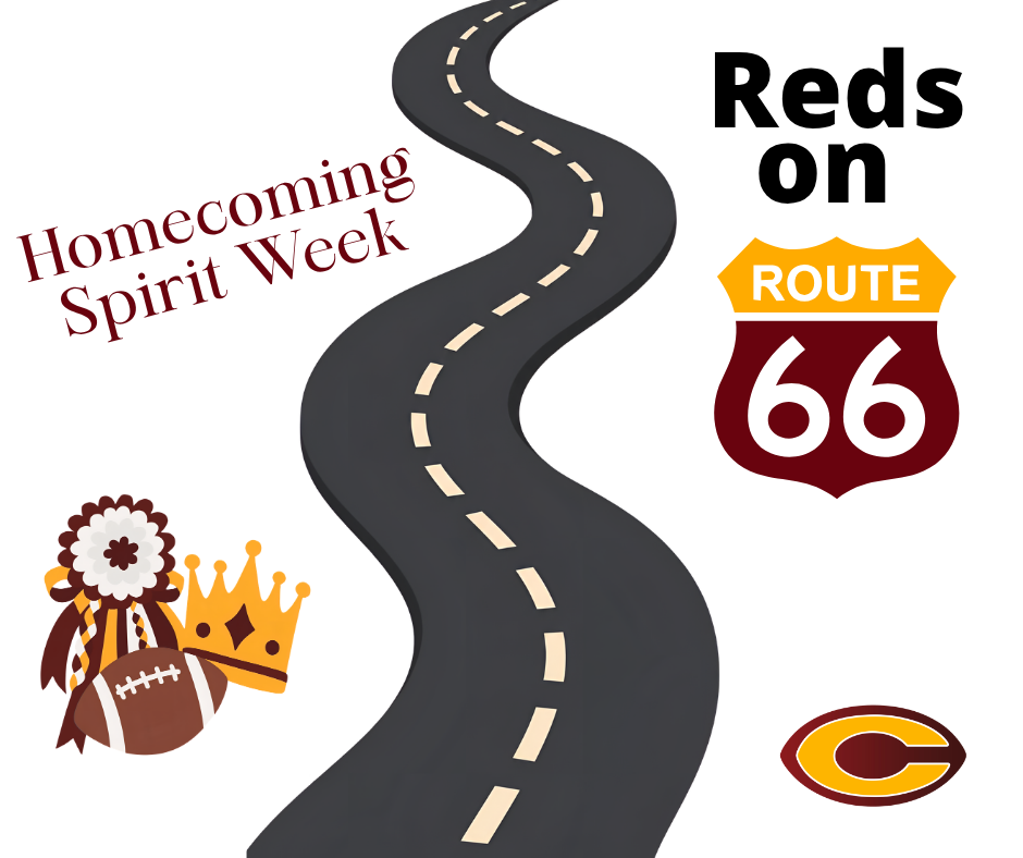 Homecoming Spirit Week, Reds on Route 66