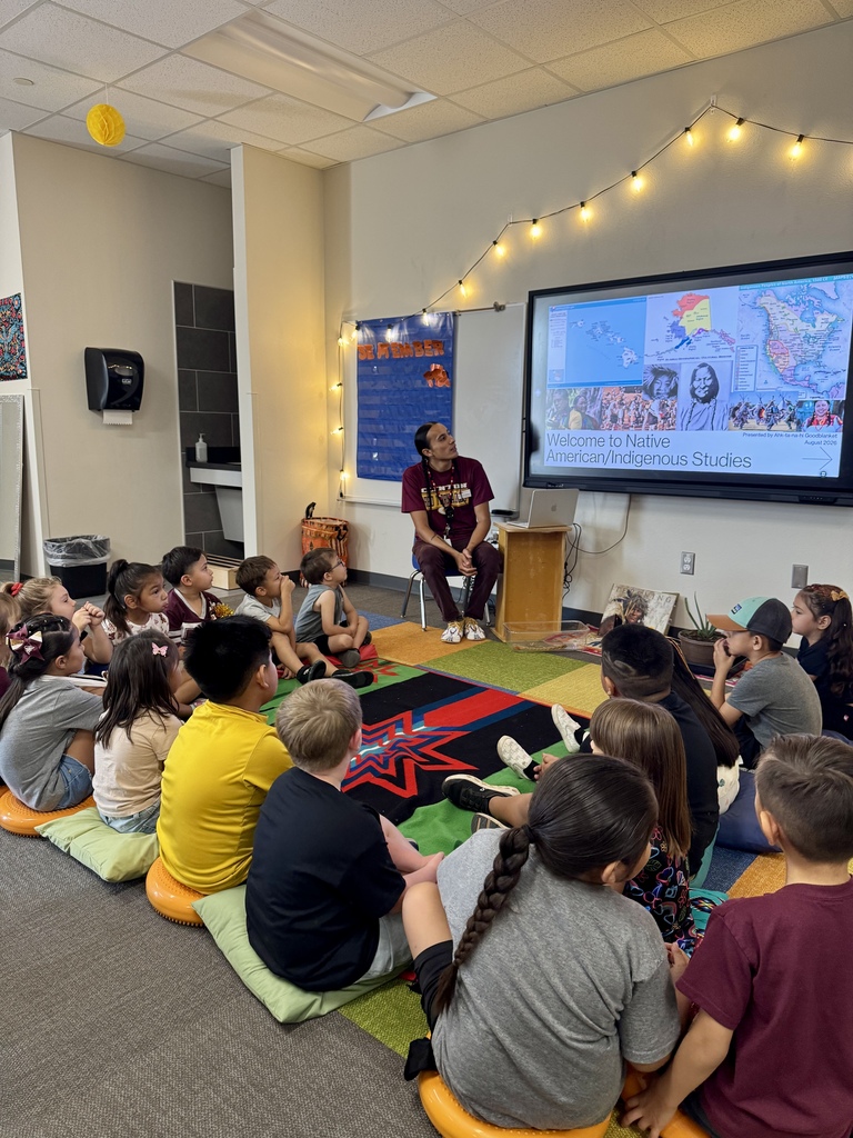Mr. Goodblanket's Indian Education class at Nance