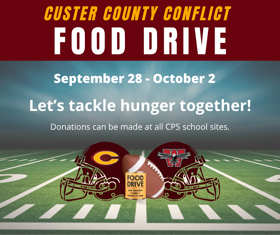 Custer County Conflict Food Drive