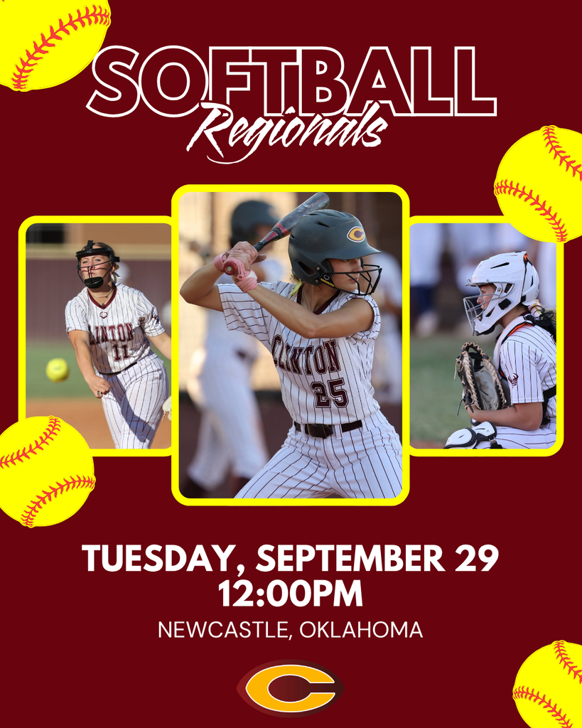 Softball players with Regional Tournament info for Tuesday, September 29 at noon