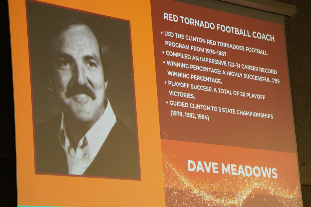 Red Tornado Football Coach Dave Meadows