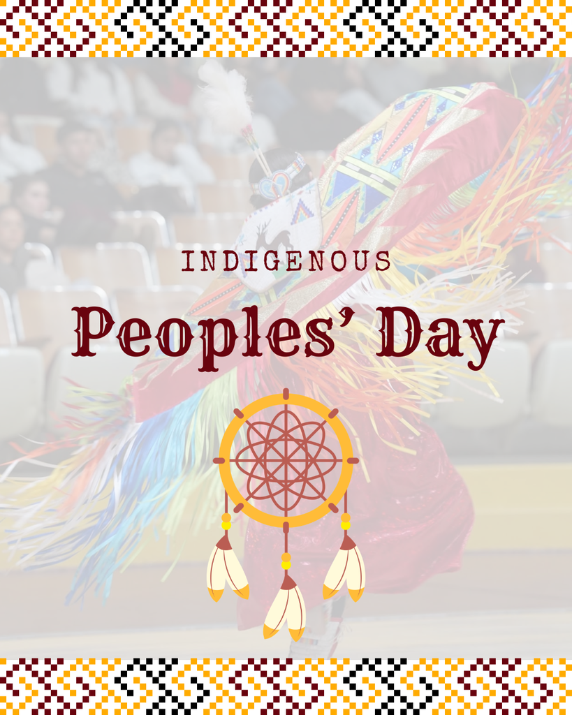 Native Dancer with the text Indigenous Peoples' Day